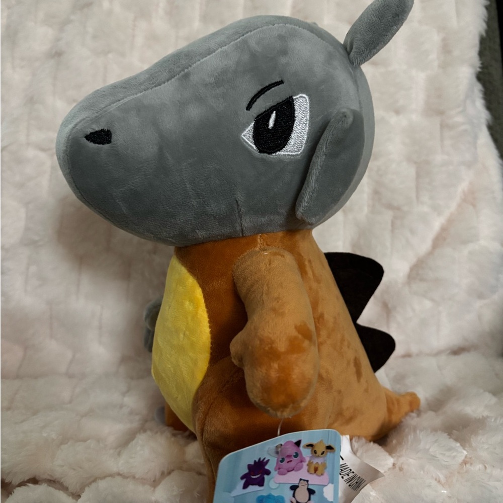 Pokemon Gray Brown Yellow Cubone Plush Stuffed plushie